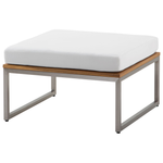 Lounge Set mit Tisch 4-Sitzer BERMUDA Akazienholz Braun