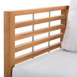 Lounge Set mit Tisch 4-Sitzer BERMUDA Akazienholz Braun