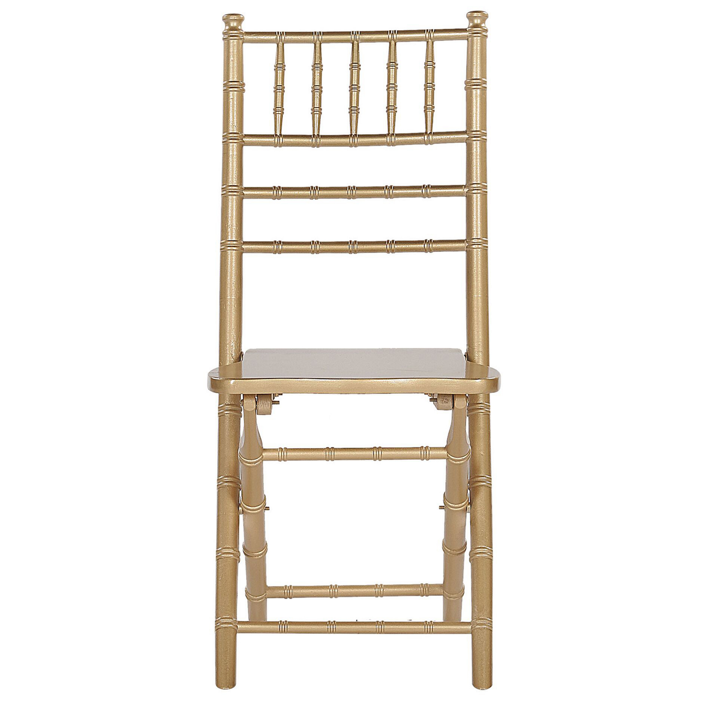 Esszimmerstuhl 4er Set klappbar MACHIAS Buchenholz Gold