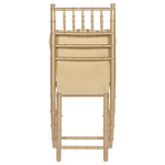 Esszimmerstuhl 4er Set klappbar MACHIAS Buchenholz Gold