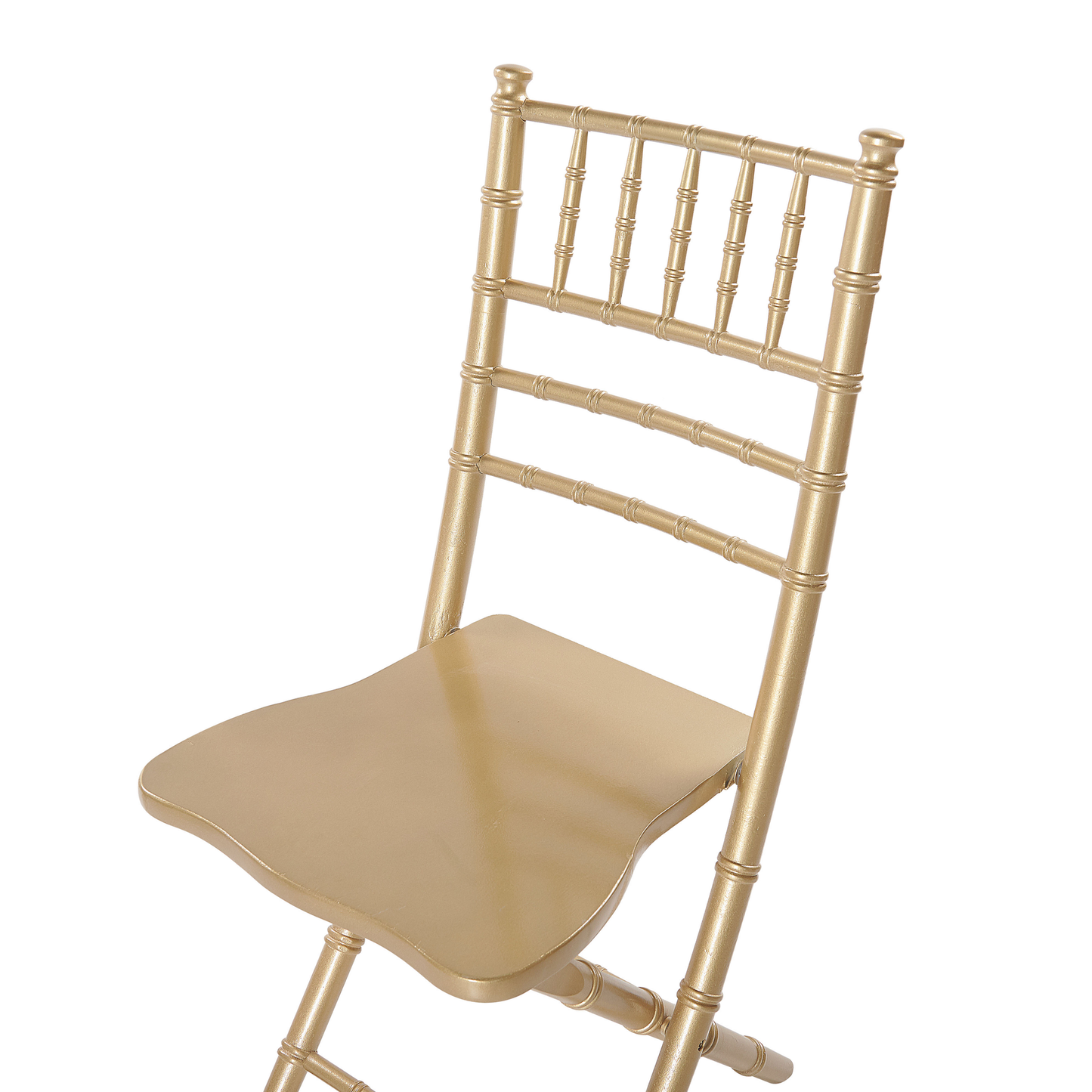 Esszimmerstuhl 4er Set klappbar MACHIAS Buchenholz Gold