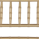 Esszimmerstuhl 4er Set klappbar MACHIAS Buchenholz Gold