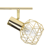 Strahler 4-flammig CHENAB verstellbar Metall Gold