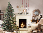 Künstlicher Weihnachtsbaum mit Schnee bestreut 180 cm grün DENALI