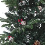 Künstlicher Weihnachtsbaum mit Schnee bestreut 180 cm grün DENALI