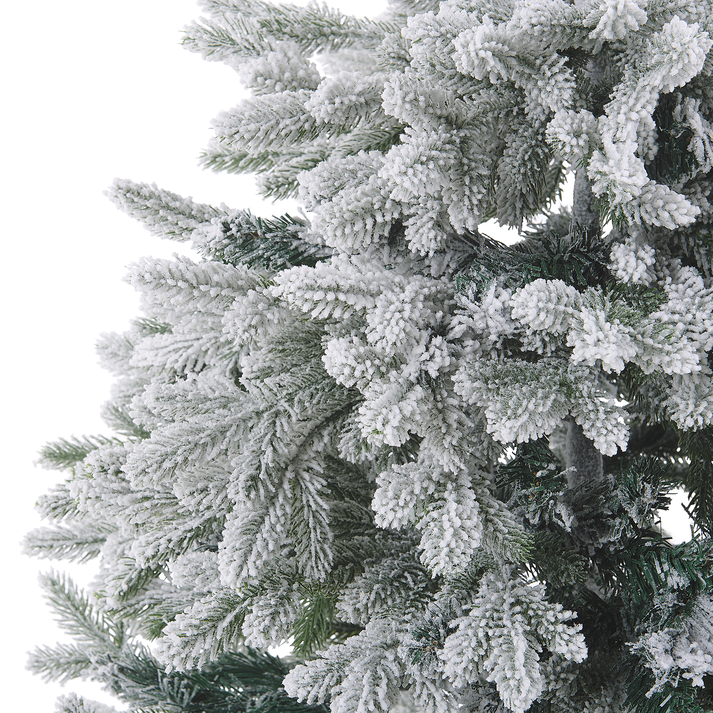 Künstlicher Weihnachtsbaum schneebedeckt 180 cm weiss FORAKER
