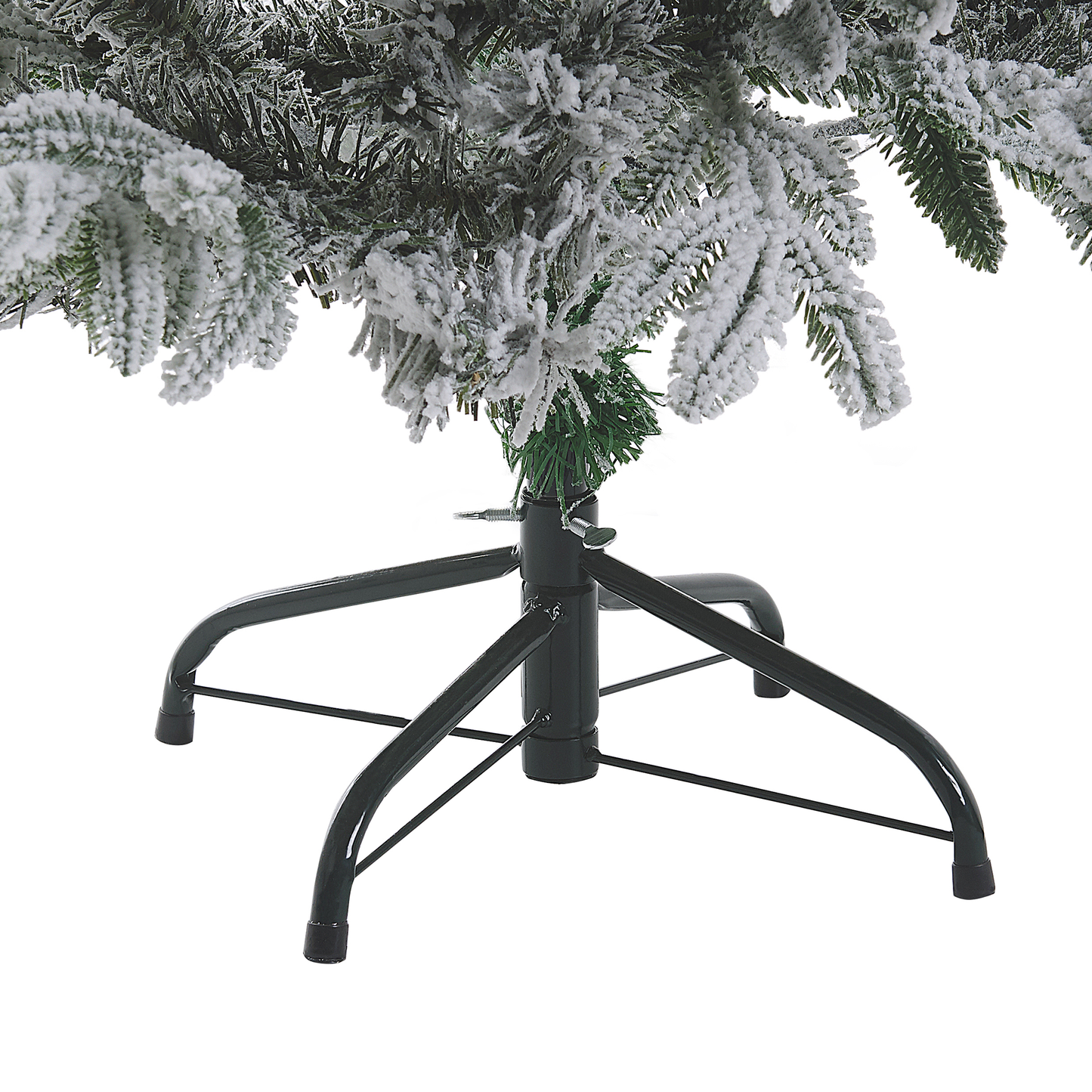 Künstlicher Weihnachtsbaum schneebedeckt 120 cm weiss FORAKER