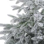 Künstlicher Weihnachtsbaum schneebedeckt 180 cm weiss BASSIE