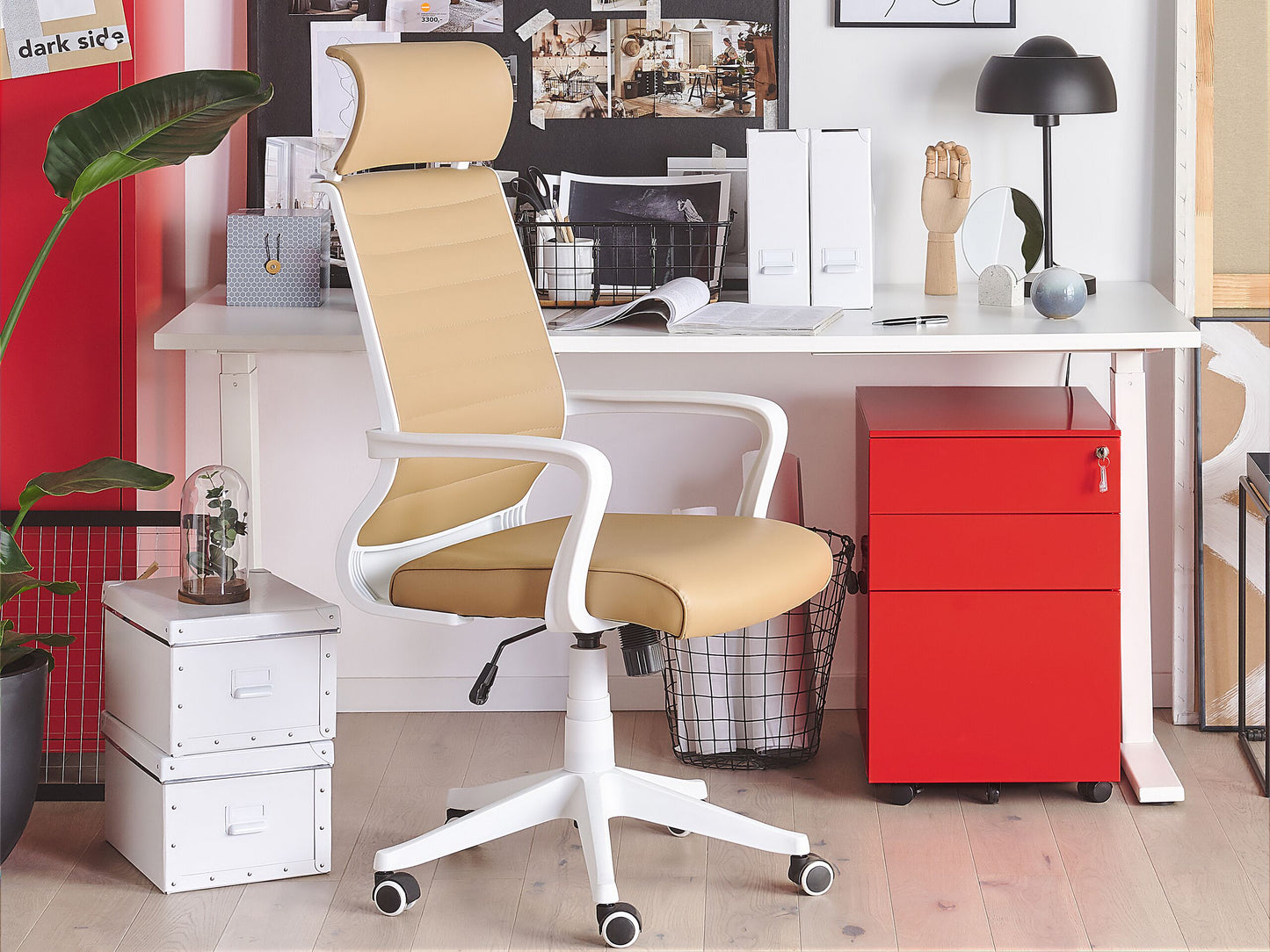 Büroschrank CAMI Metall Rot