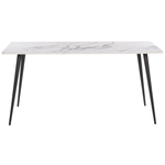 Esstisch SANTIAGO Weiss 160 cm 80 cm