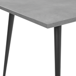 Esstisch SANTIAGO Grauer Betoneffekt 160 cm 80 cm