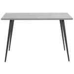 Esstisch SANTIAGO Grauer Betoneffekt 120 cm 80 cm