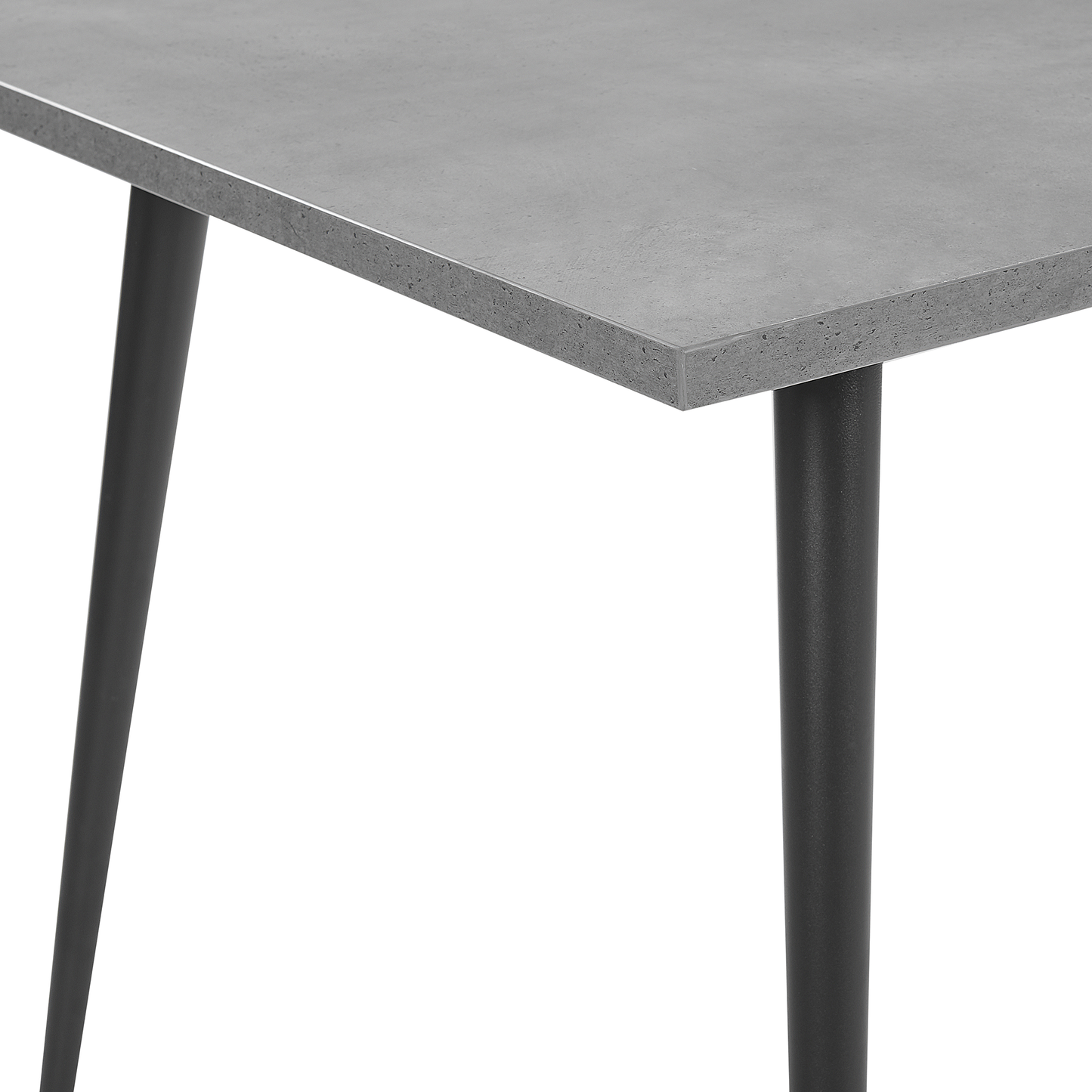 Esstisch SANTIAGO Grauer Betoneffekt 120 cm 80 cm