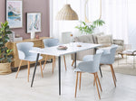 Esszimmerstuhl 2er Set SUMKLEY Hellgrau