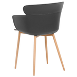 Esszimmerstuhl 2er Set SUMKLEY Schwarz