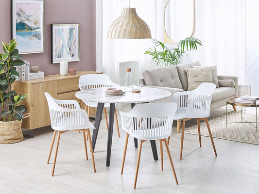 Esszimmerstuhl 2er Set BERECA Weiss