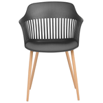 Esszimmerstuhl 2er Set BERECA Schwarz