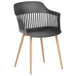 Esszimmerstuhl 2er Set BERECA Schwarz