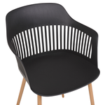 Esszimmerstuhl 2er Set BERECA Schwarz