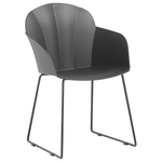 Esszimmerstuhl 2er Set SYLVA Schwarz