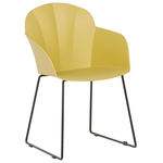 Esszimmerstuhl 2er Set SYLVA Gelb