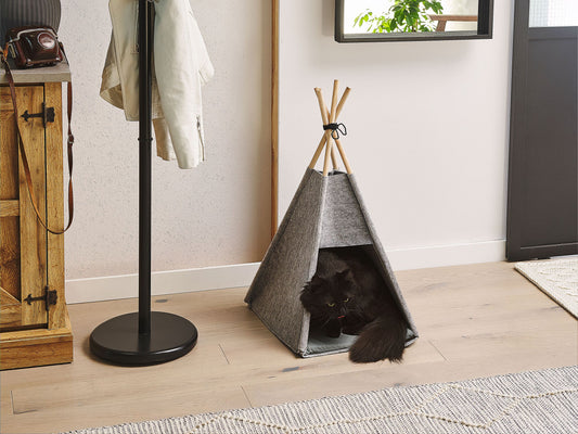 Tierbett ULUBEY Filz Hellgrau