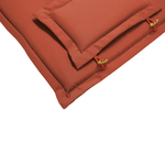 Sitzauflagen 2er Set TOSCANA 50 x 70 cm Dunkelrot