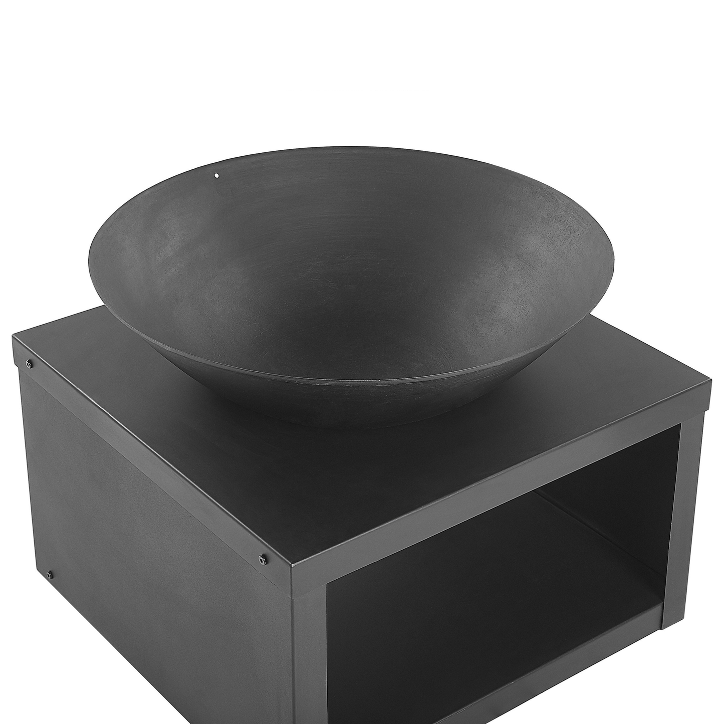 Feuerstelle TANARA Metall Schwarz