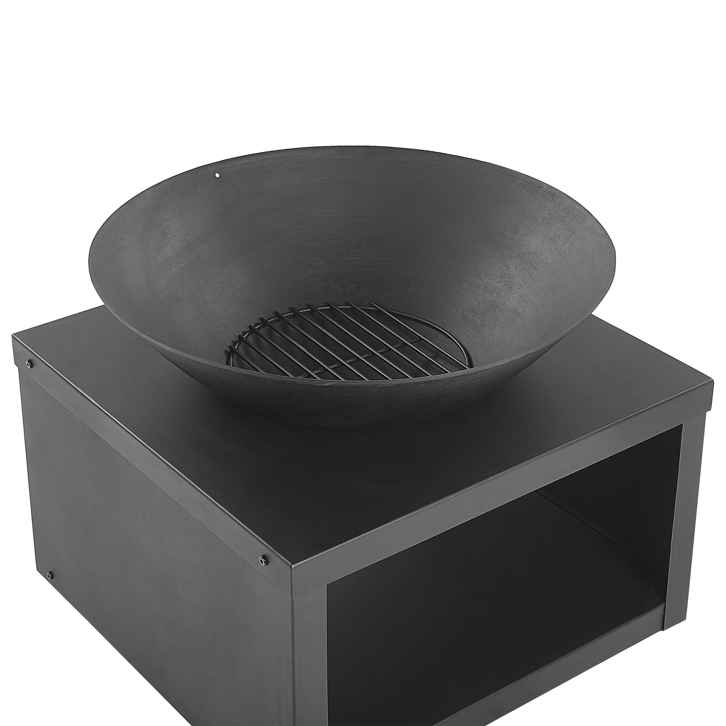 Feuerstelle TANARA Metall Schwarz
