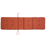 Auflage für Gartenliege TOSCANA/JAVA terracotta 188 x 59 x 5 cm