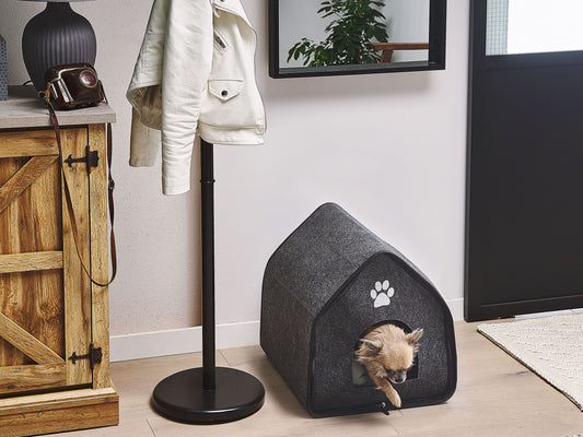 Tierbett JANGI Filz Dunkelgrau