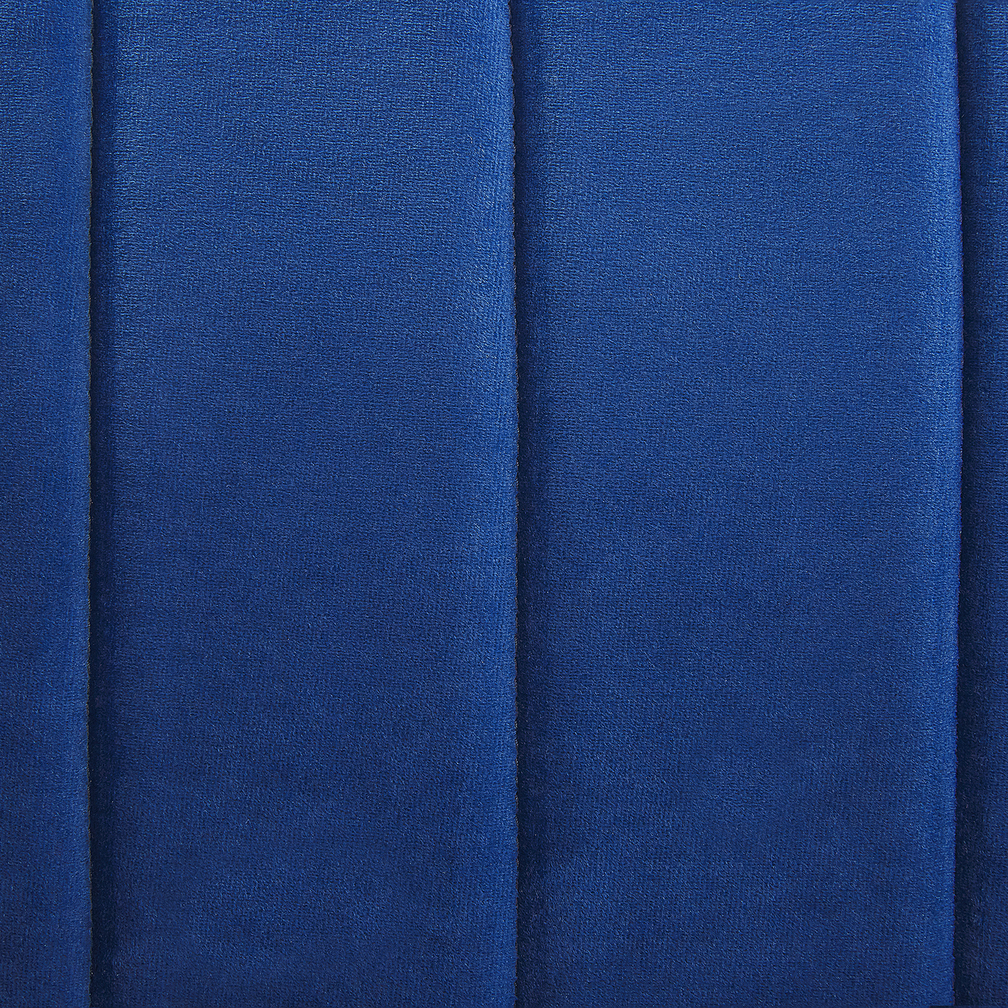 Ecksofa Samtstoff linksseitig marineblau 3-Sitzer TIMRA