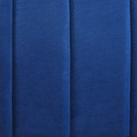 Ecksofa Samtstoff rechtsseitig marineblau 3-Sitzer TIMRA