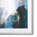 Wanddekoration 60 cm 60 cm Blau MONGA