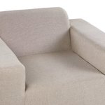 Gartensessel 2er Set ROVIGO Stoff Beige