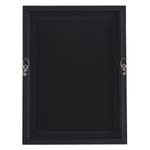 Wandbild mit Rahmen AGENA Blumenmuster 30 x 40 cm Blau