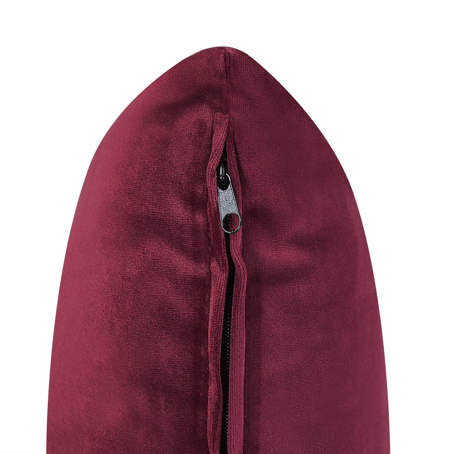 3-Sitzer Sofa Samtstoff burgunderrot SLETTA