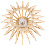 Tischlampe heller Holzfarbton 28 cm Kegelform CLYDE