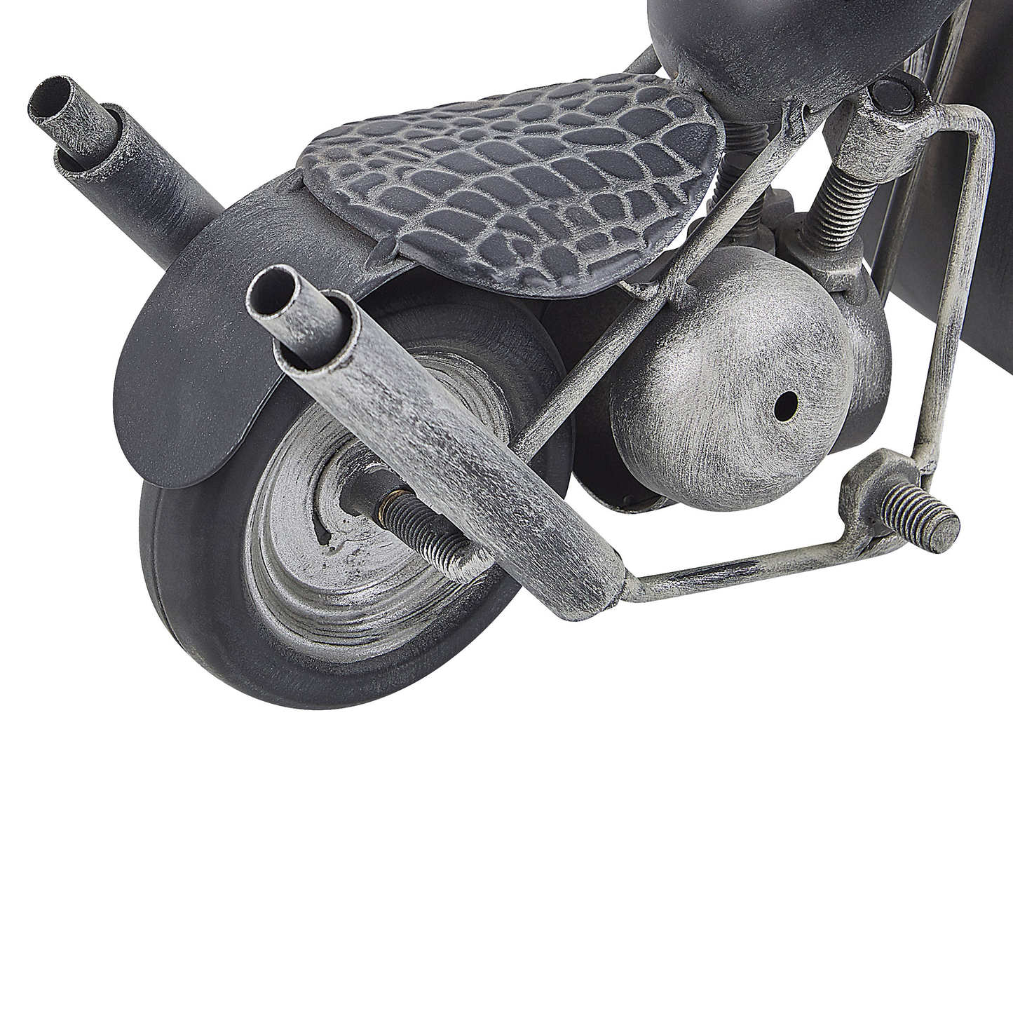 Tischuhr BERNO 30 cm Metall Schwarz