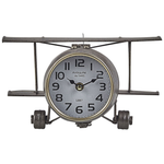 Tischuhr STANS 26 cm Metall Silber