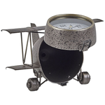 Tischuhr STANS 26 cm Metall Silber