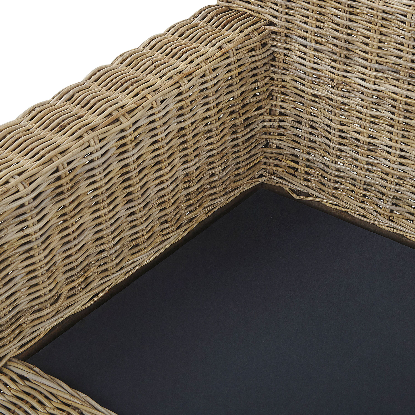 Garten Sessel ARDEA Rattan Hellbraun