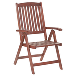 Bistro Set mit Kissen Holz Graphitgrau TOSCANA