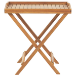 Garten Beistelltisch Akazienholz hellbraun klappbar JAVA