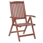 Set mit 6 Stühlen Holz Graphitgrau TOSCANA