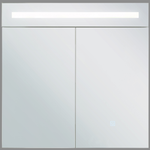 Bad-Spiegelschrank LED JARAMILLO 60 cm 60 cm Weiss