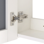 Bad-Spiegelschrank LED JARAMILLO 60 cm 60 cm Weiss