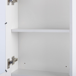 Bad Spiegelschrank weiss / silber mit LED-Beleuchtung 40 x 60 cm MALASPINA