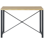 Esszimmer Set FLIXTON Hellbraun 4-Sitzer