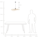 Hängelampe FLOYD Bambusholz Hellbraun